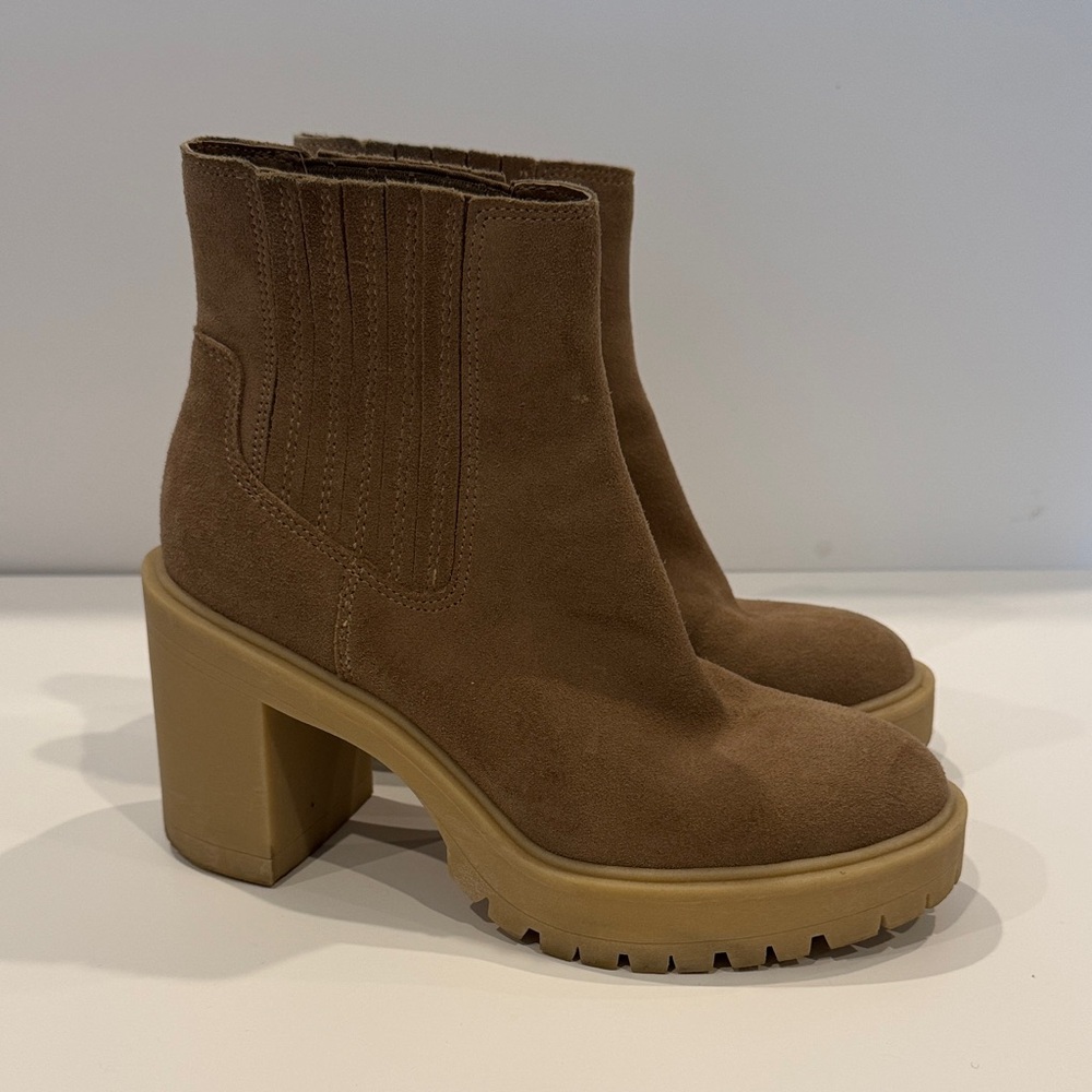 Dolce Vita Brown Suede Ankle Boots